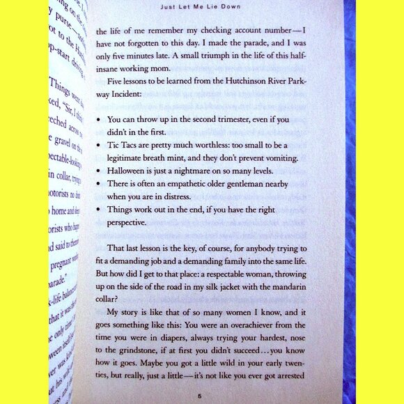 Book - Just Let Me Lie Down: Necessary Terms for the Half-Insane Working Mom - Picture 6 of 12